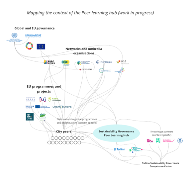 Mapping the context of the Peer learning hub